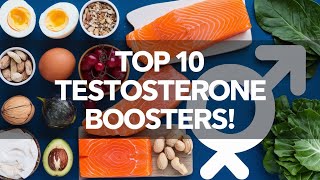 10 Foods to BOOST Your Testosterone Levels in 30 Days [upl. by Marr286]