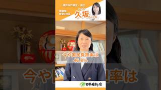 戸塚区泉区選挙区衆議院神奈川5区候補者久坂くにえ 国民負担率の軽減を！ [upl. by Daraj]