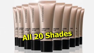 BareMinerals Complexion Rescue Shades 2021  MQ Makeup Queen  Shade Guide [upl. by Toffic454]