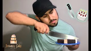 HOW TO PROPERLY CUT A ROUND CAKE [upl. by Ilyah]