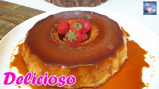 FLAN DE QUESO DELICIOSO Y BIEN CREMOSO [upl. by Enyrb]