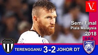 TERENGGANU Tewaskan JDT di Larkin TERENGGANU 32 JDT  Semi Final Piala Malaysia 2018 HD [upl. by Ineslta]