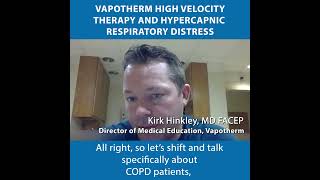 Vapotherm High Velocity Therapy and Hypercapnic Respiratory Distress [upl. by Sicard944]