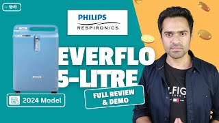 Philips Respironics Everflo 2024  Full Review amp Demo  Philips Oxygen Concentrator How to Use [upl. by Eixid]