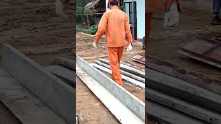 formwork for house columns  Builder Vietnambuilder concreting shots [upl. by Frazer781]