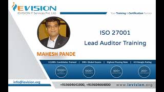 ISO 27001 Lead Auditor Training [upl. by Beitch]