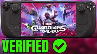 Guardians Of The Galaxy on LCD Steam Deck VERIFIED  Best Way to Play  Great Looking Game [upl. by Aneekahs]