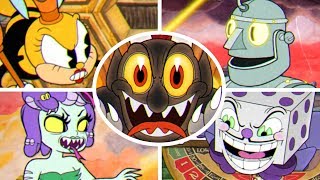 Cuphead  All Bosses amp Ending [upl. by Anitreb]