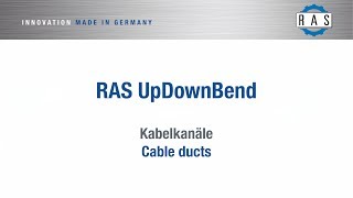 UpDownBend Kabelkanäle  UpDownBend Cable ducts [upl. by Acinoryt]