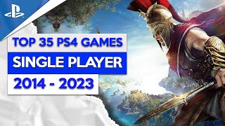 THE GREATEST PS4 SINGLE PLAYER Games of The Decade 2014  2023 [upl. by Stillman]