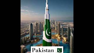 Burj Khalifa Lighten up by Muslim Countries Flags l AI Generated [upl. by Enilehcim]