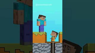 Never Give Up Noob Famiy Vs Baby Steve Family youtubeshorts [upl. by Luebke]