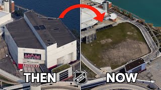 Demolished NHL Arenas Then and Now  TFC Stadiums [upl. by Knitter736]