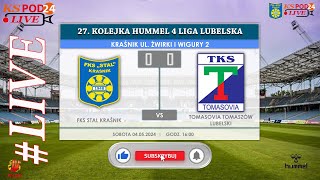 🔴🎥NA ŻYWO ⚽ FKS STAL Kraśnik 🆚 TOMASOVIA Tomaszów Lubelski 📅20240504 ⏰godz1600 [upl. by Mortimer]