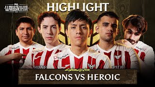 ไฮไลท์  Falcons vs Heroic PGL Wallachia SS2 Grand Final [upl. by Etnaud892]