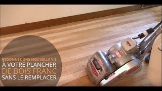 Sablage de plancher professionnel  Plancher Summum [upl. by Odrautse]