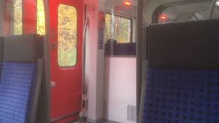 Ausstieg Fahrtrichtung Links  SBahn DB Br 423 als RB 11 nach Frankfurt Höchst [upl. by Anelhtac448]