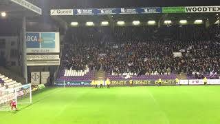 Fans Beerschot Wilrijk blijven zingen bij een 03 nederlaag [upl. by Kwang626]