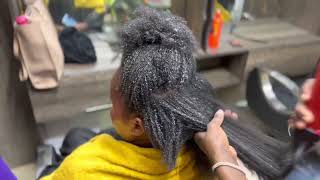 TEMPORARYARTIFICIAL DREADLOCKS UNDOING PROCESS 2022 chimoga254 0700173602 [upl. by Nadya]