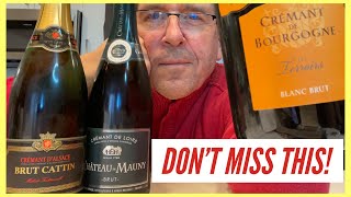 Master of Wine TastesDiscusses Cremant Some of the Worlds Best Sparkling Values [upl. by Mcdowell]