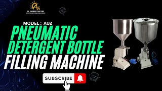 A02 manual bottle liquid filling machine  How To Use A02 Pneumatic Paste Liquid Filling Machine [upl. by Naleag468]