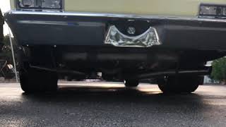 1970 Chevy nova big block black widow exhaust [upl. by Virnelli685]