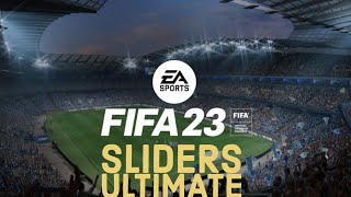 I FIXED FIFA 23  Best Sliders For Career Mode Experience  ULTIMATE [upl. by Crean]