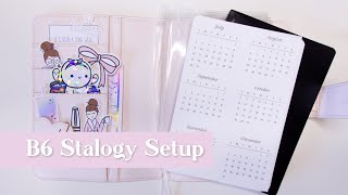 Plan with Me B6 Stalogy  B6 Stalogy Setup [upl. by Jovitta]