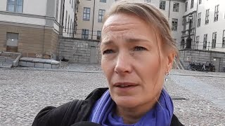 Linda Karlström i domstolen mot svenska staten i fallet med SVT dokumentären quotVaccinkrigarnaquot [upl. by Leid]