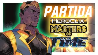 PARTIDA de HEROCLIX Masters Of Time Sellado l Heroclix en Español [upl. by Ahsirtak]