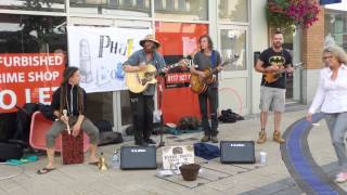 Phat Bollard Lidl Less Value Busking in Bristol Aug 2015 [upl. by Eliak]