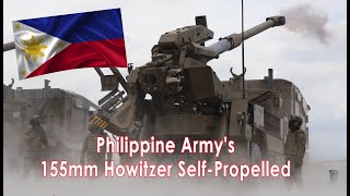 Philippine Armys 155mm Howitzer SelfPropelled ATMOS 2000 Firing Operations at CERAB [upl. by Yaffit613]