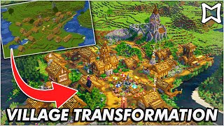 ► Transforming An Entire Village In Minecraft  Full TimeLapse [upl. by Verger]