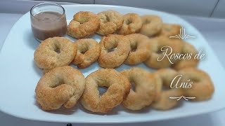 ROSCOS de ANÍS al HORNO  Receta de la Abuela [upl. by Norek286]