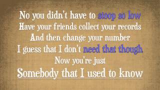 GOYTE FT KIMBRA  quotSOMEBODY I USED TO KNOWquot PIANO INSTRUMENTALKARAOKE BY TTHOMUSIC [upl. by Hanson]