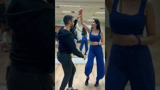 Caliente Dance Studio Bachata social dance Romeo Santos Kiko Rodriguez  El Beso Que No Le Di [upl. by Lacsap788]