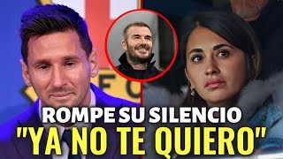 💥quotNO TE AGUANTOquot Lionel Messi ACABA LLORANDO TRAS DISCUSIÓN DOLOROSA CON Antonella🔥 [upl. by Currier37]