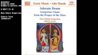 Anonymous Gregorian chant  Gradualia Laetatus sum [upl. by Adnilrem452]