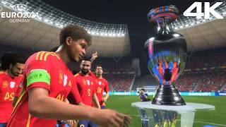 UEFA EURO 2024 Final  Spain vs England  EA FC 24 [upl. by Reames]