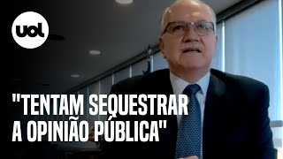 Fachin diz que desinformação tenta sequestrar a opinião pública [upl. by Inttirb987]