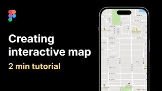 Creating Interactive Map in Figma [upl. by Gmur792]