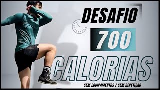 TREINO FÁCIL para GASTAR 🔥700 calorias  INICIANTES  18 minutos  HIIT [upl. by Ihsir]