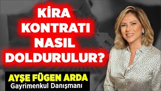 Kira Kontratı Nasıl Doldurulur Ayşe Fügen Arda  Oda Haber [upl. by Eronaele66]