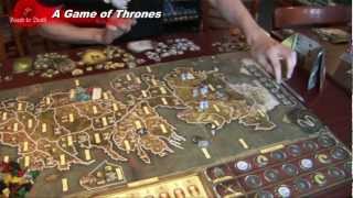 Game of Thrones Board Game Video Review [upl. by Hardunn]