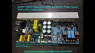 Can this amp do 1KW with 120V 60Hz primary supply voltage [upl. by Cherian]