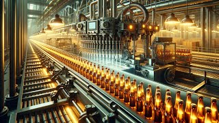 Beer Bottling Process I Factory Tour [upl. by Sinnod27]