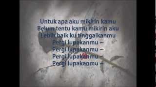 Biru Band  Pacar Yang Hilang Original Lyric Video [upl. by Brick]