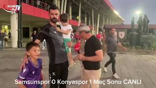 Samsunspor 0 Konyaspor 1 Maç Sonu CANLI [upl. by Conlen385]