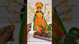 Navaratri Special🙏🥥🌺Maa Durga Asura Samhar Making With ClayPart2 🙏🌺Jai Maa Durga🙏Aigiri Nandini🎼🎵 [upl. by Akisej]