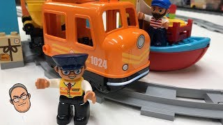 LEGO DUPLO CARGO TRAIN 2019  Set 10875 [upl. by Norud]